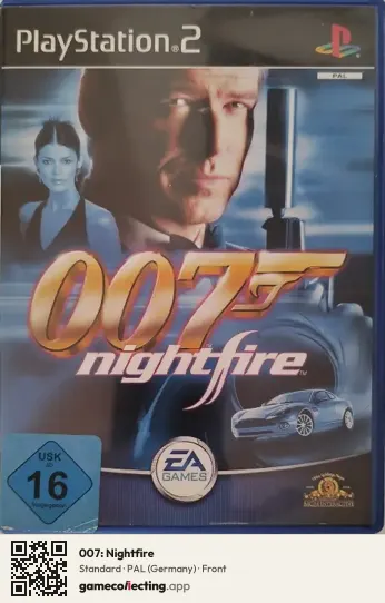 007: Nightfire PlayStation 2, Germany box front