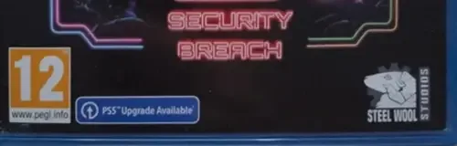 Five Nights at Freddy's: Security Breach, the PEGI square on its front