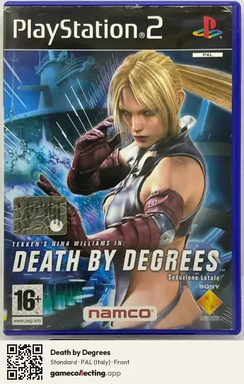 Death by Degrees PlayStation 2, Italy box front