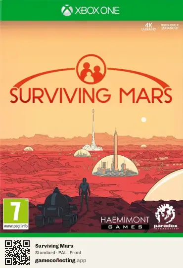Surviving Mars Xbox One, PAL box front