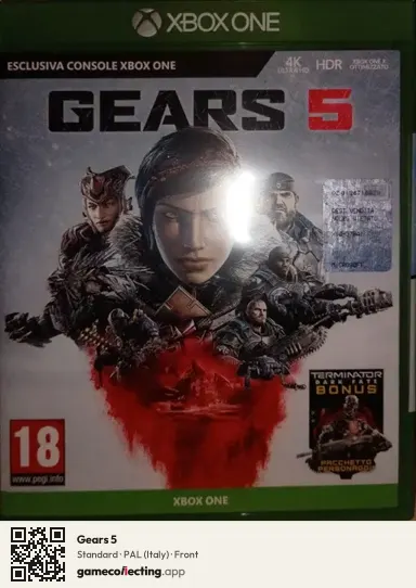 Gears 5 Xbox One, Italy box front