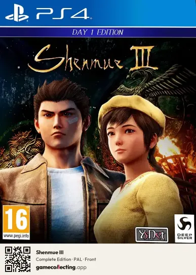 Shenmue III PlayStation 4, PAL box front
