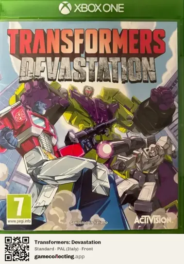 Transformers: Devastation Xbox One, Italy box front