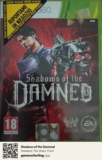 Shadows of the Damned Xbox 360, Italy box front