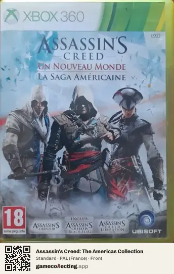 Assassin's Creed: The Americas Collection Xbox 360, France box front