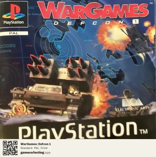 WarGames: Defcon 1 PlayStation, PAL box front