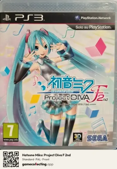 Hatsune Miku: Project Diva F 2nd PlayStation 3, PAL box front