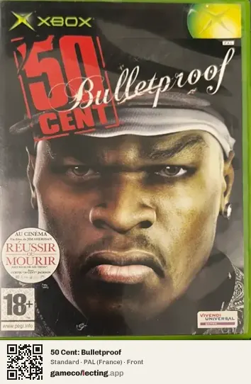 50 Cent: Bulletproof Xbox, France box front