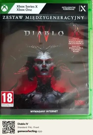 Diablo IV Xbox Series X, PAL box front