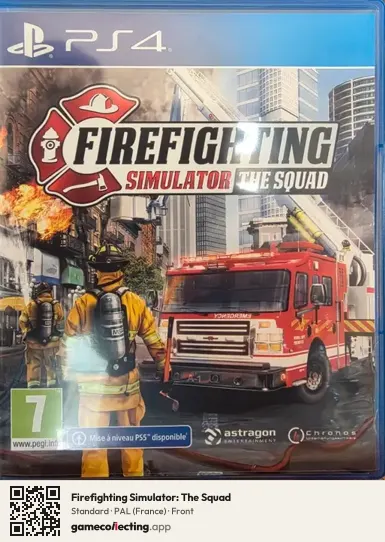Firefighting Simulator: The Squad PlayStation 4, France box front