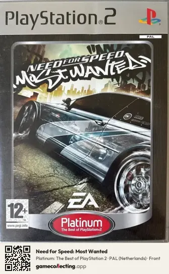 Need for Speed: Most Wanted PlayStation 2, Netherlands box front