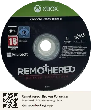 Remothered: Broken Porcelain Xbox One, PAL disc