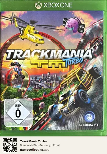 TrackMania Turbo Xbox One, Germany box front