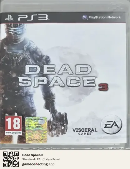 Dead Space 3 PlayStation 3, Italy box front