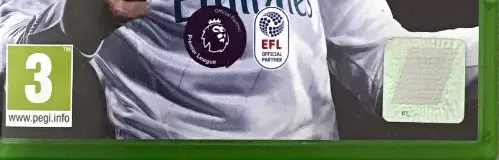 FIFA 18, the USK square on its front
