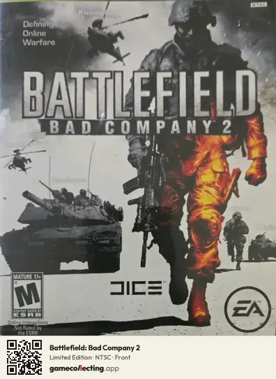 Battlefield: Bad Company 2 Xbox 360, NTSC box front