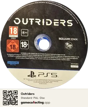 Outriders PlayStation 5, PAL disc