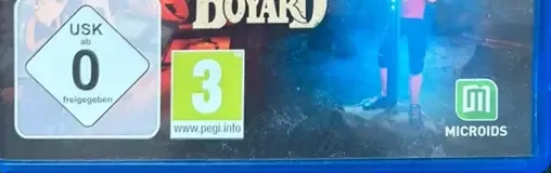 Escape Game Fort Boyard, the USK square on its front