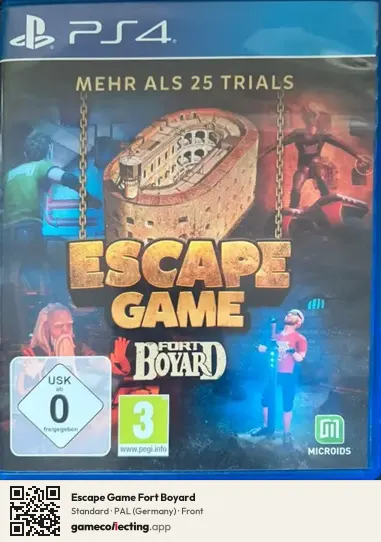 Escape Game Fort Boyard PlayStation 4, Germany box front