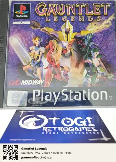 Gauntlet Legends PlayStation, United Kingdom box front