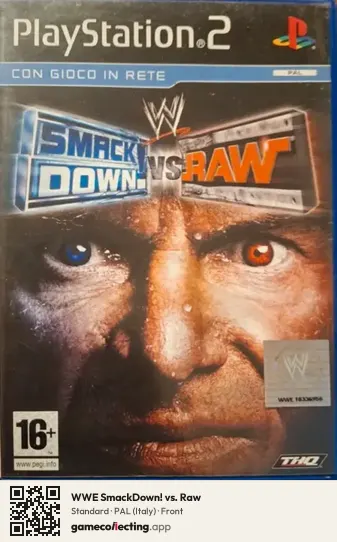 WWE SmackDown! vs. Raw PlayStation 2, Italy box front