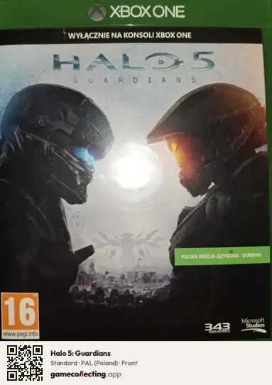 Halo 5: Guardians Xbox One, Poland box front