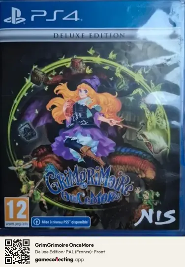 GrimGrimoire OnceMore PlayStation 4, France box front