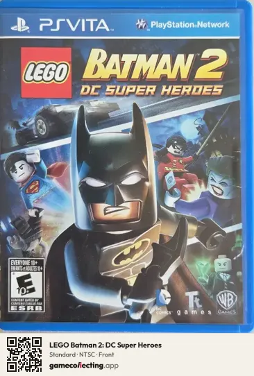 LEGO Batman 2: DC Super Heroes PlayStation Vita, NTSC box front