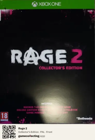 Rage 2 Xbox One, PAL box front