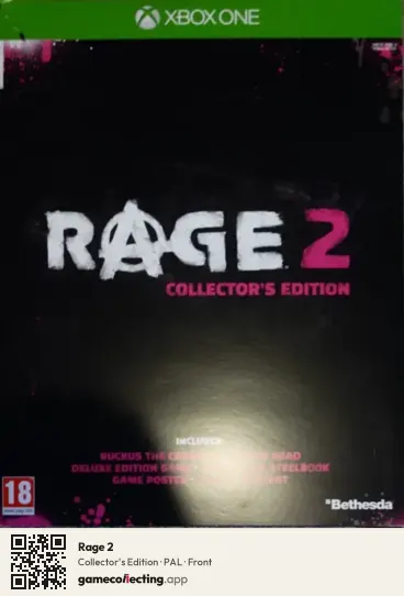 Rage 2 Xbox One, PAL box front