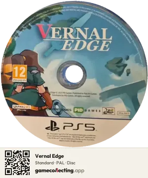Vernal Edge PlayStation 5, PAL disc