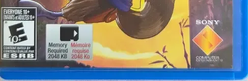 Sly Cooper: Thieves in Time, the ESRB box on its front
