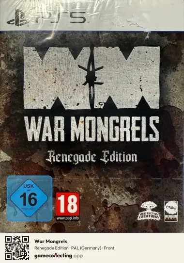 War Mongrels PlayStation 5, Germany box front