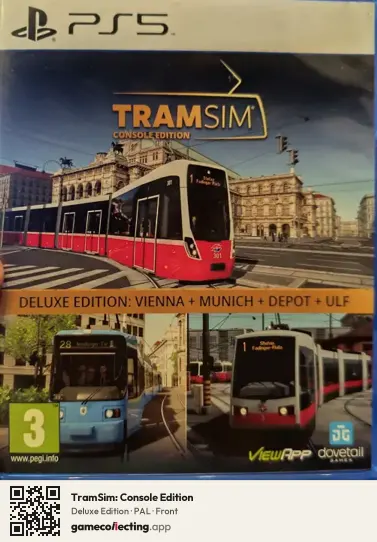 TramSim: Console Edition PlayStation 5, PAL box front