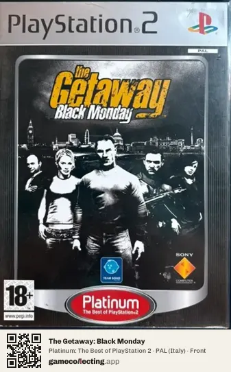 The Getaway: Black Monday PlayStation 2, Italy box front