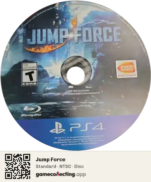 Jump Force PlayStation 4, NTSC disc