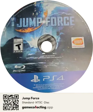 Jump Force PlayStation 4, NTSC disc