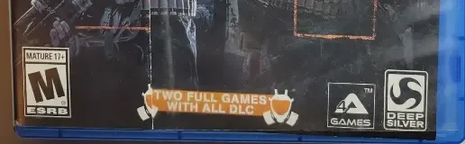 Metro Redux, the ESRB box on its front