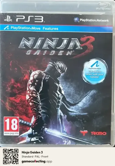 Ninja Gaiden 3 PlayStation 3, PAL box front
