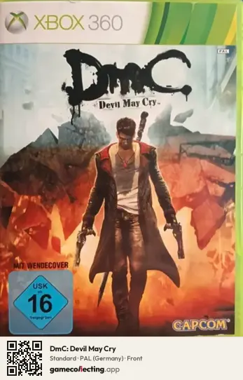 DmC: Devil May Cry Xbox 360, Germany box front