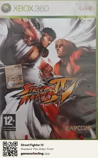 Street Fighter IV Xbox 360, Italy box front
