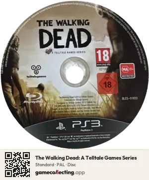 The Walking Dead: A Telltale Games Series PlayStation 3, PAL disc