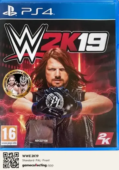 WWE 2K19 PlayStation 4, PAL box front