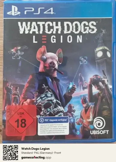 Watch Dogs: Legion PlayStation 4, Germany box front