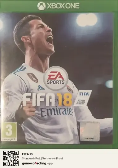 FIFA 18 Xbox One, Germany box front