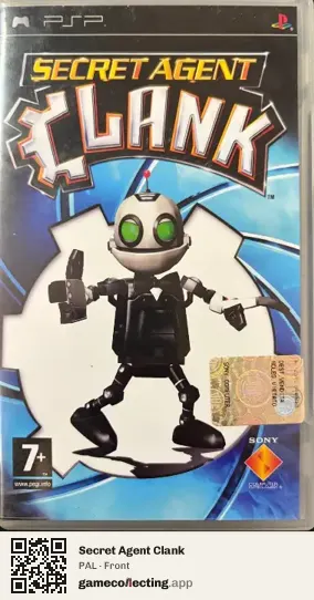 Secret Agent Clank PlayStation Portable, PAL box front