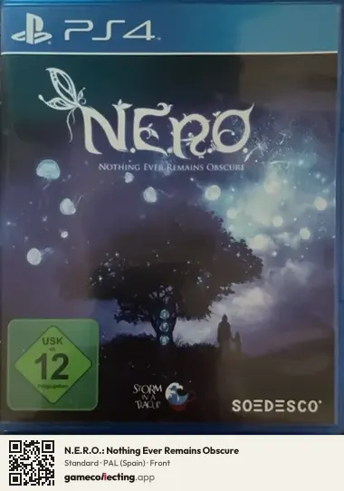 N.E.R.O.: Nothing Ever Remains Obscure PlayStation 4, Spain box front
