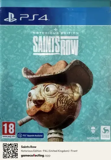 Saints Row PlayStation 4, United Kingdom box front