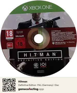Hitman Xbox One, PAL disc
