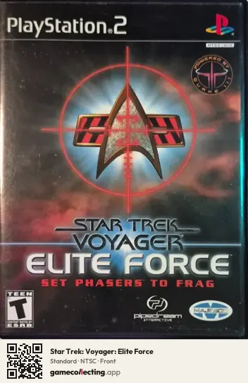 Star Trek: Voyager: Elite Force PlayStation 2, NTSC box front